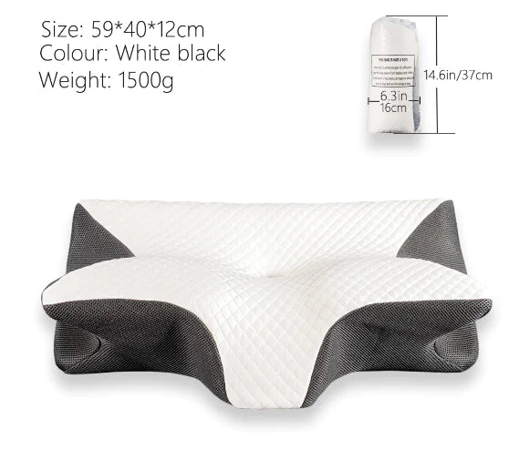 Memory Foam Contoured Neck Support Pillow
