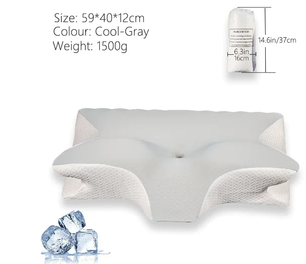 Memory Foam Contoured Neck Support Pillow