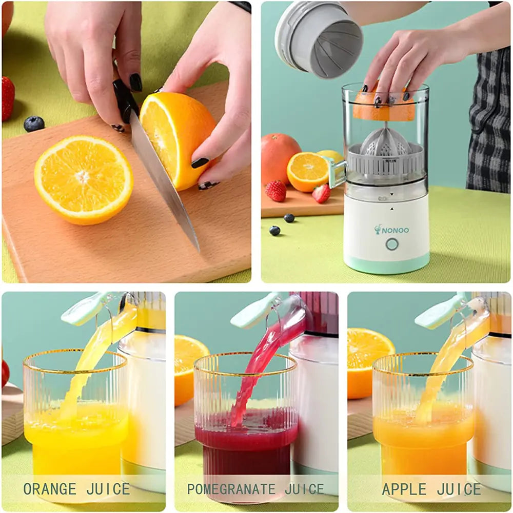 USB Wireless Slow Electric Juicer for Home 7.4V